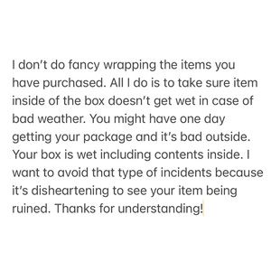 Attention buyer! Please read💕